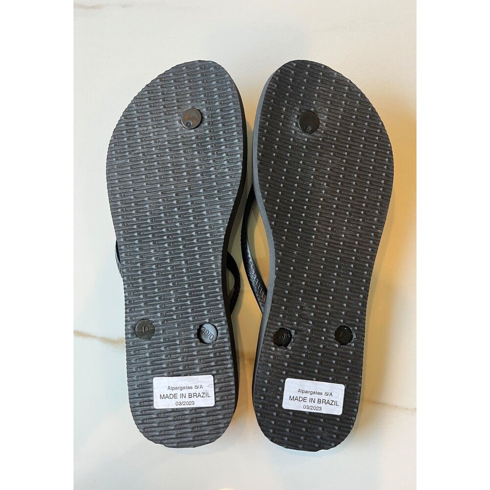 Havaianas Slim Animal Print Thong Sandals Women Size 9/10 - Picture 3 of 4